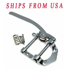 KAISH Quality Vibrato Tailpiece Tremolo Bridge Flat Top Body for Electric Guitar