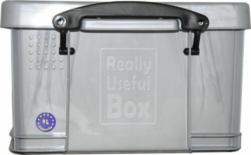 Really Useful Box 9 Liter Aufbewahrungsbox Silber 39,5 x 25,5 x 15,5cm - Bild 1 von 1
