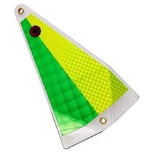 Yakima Bait Co. Big AL's Fish Flash 6",8" and 10" - Lime/Chart