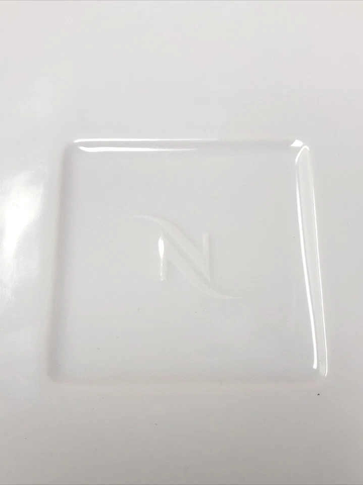 Plato de postre platillo Nespresso blanco espresso 6" Foto 2 de 4