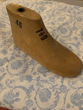 Antique Wooden Toddler Child Shoe Form Mold Vintage Size 21