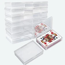 16 Pack Empty Playing Card Case Deck Boxes for Bank Card Game Card Business Card