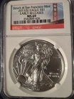 2011-S AMERICAN SILVER EAGLE DOLLAR ~ NGC MS 69 EARLY RELEASES  REF426 Free Ship