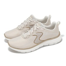 Skechers Flex Appeal 5.0-Luxe Glow Natural Gold Women Casual Shoes 150215-NTGD