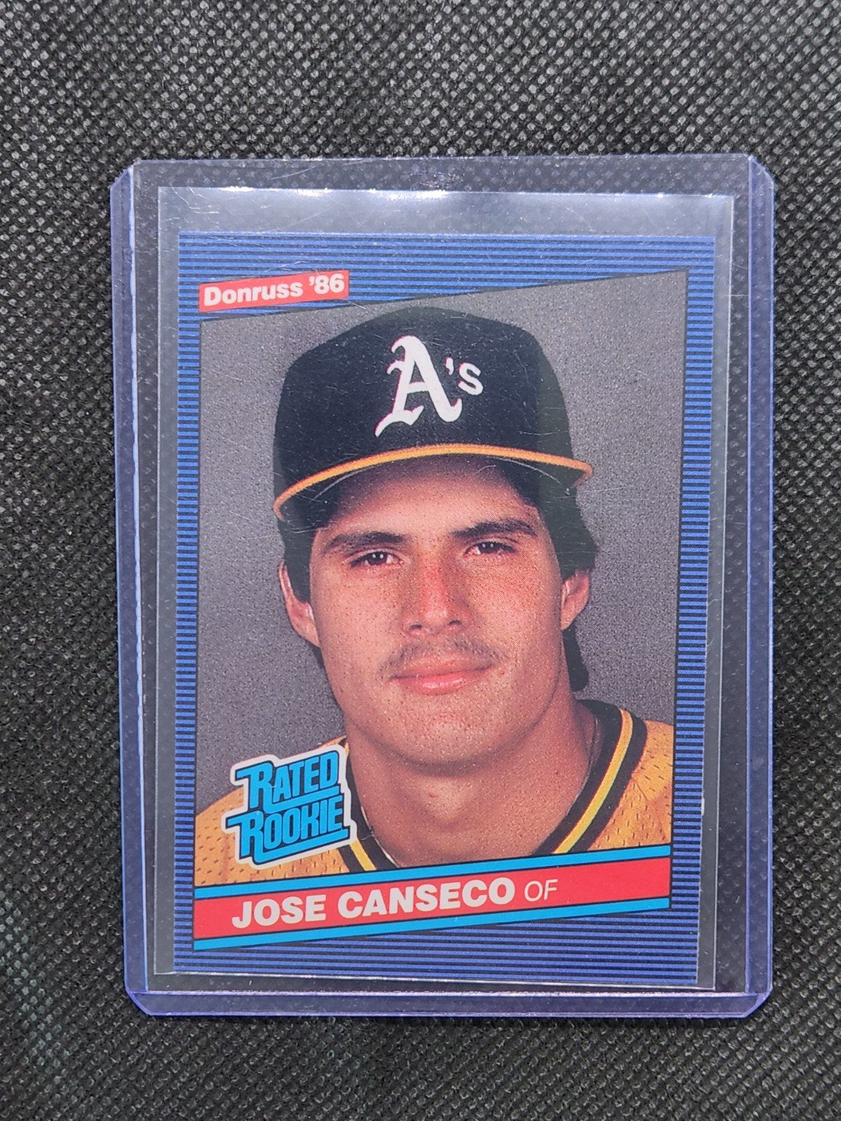 1986 Donruss - Rated Rookie Jose Canseco #39 (RC)