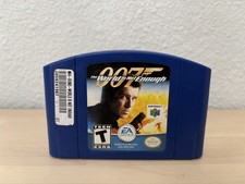 007 The World Is Not Enough (Nintendo 64, 2000) Authentic N64 Blue Cartridge 