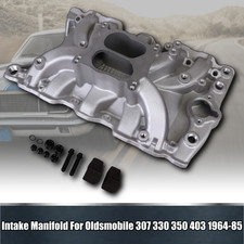 Dual Plane Intake Manifold 7111 For Oldsmobile 64-85 307 330 350 403 V8 Engine Dual Plane Intake Manifold 7111 For Oldsmobile 64-85 307 330 350 403 V8 Engine