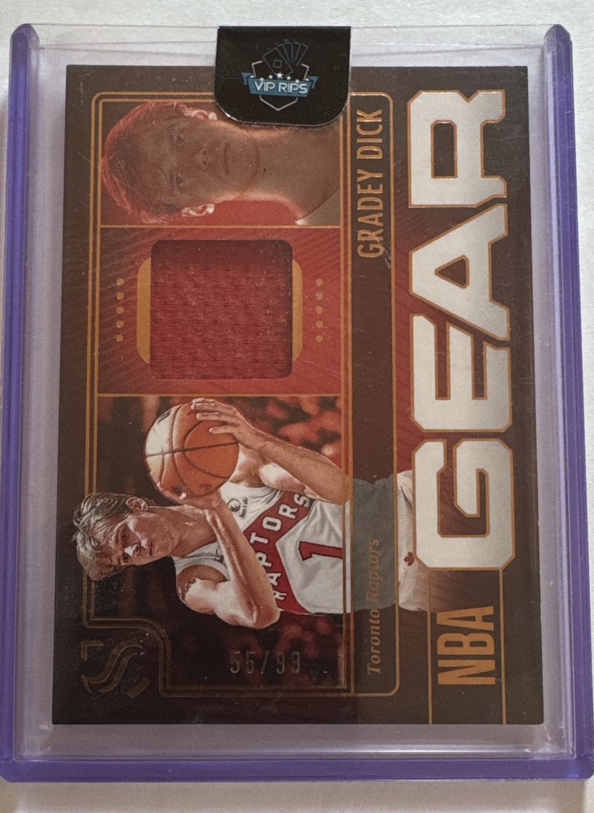 2024-25 Panini Silhouette - Nba Gear Gradey Dick #NG-GDI Bronze /99 (MEM)