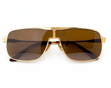 Occhiali da sole Tom Ford Zappa FT1173 oro/marrone 69-2-140 mm con custodia...