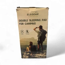 Elegear Double Sleeping Pad for Camping, 4" Ultra-Thick Self Inflating
