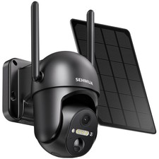 Wireless 2K Night Vision Security Camera with Solar Power & Motion Alerts