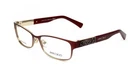 Jimmy Choo JC124 VUS MATT RED GOLD OPAL BURGUNDY 54/15/ Women's Eyewear Frame