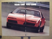 1982 Pontiac Trans Am 4-pqge Print Ad Red Firebird F-body Sports Car 80s Decor