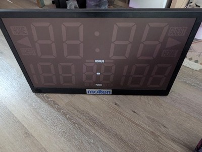 Molten Champion 24 in. Pro Electronic Scoreboard Digitimer90 Top90