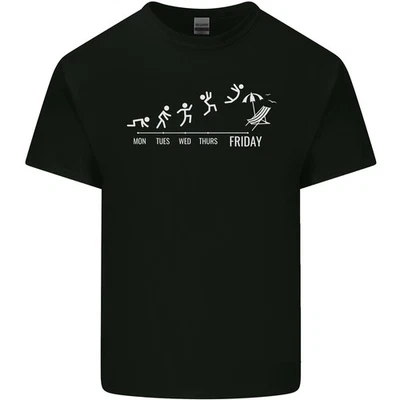 T-Shirt En Coton Léger Pour Hommes Funny De Vacances De Fin De Semaine - Photo 1/4