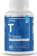 Authentic Essential Elements T-Hero Male Health Supplement Brand EXP 06/2027
