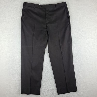 Zanella Nordstrom Pants Mens 40x30 Brown Todd Trousers Dress Slacks TAILORED