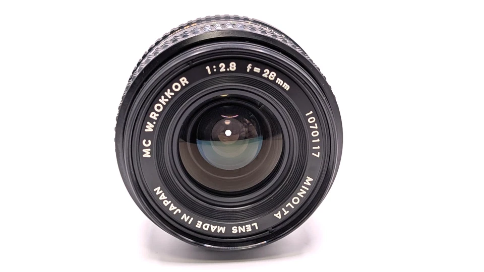 [COMO NUEVO] Lente de enfoque manual gran angular Minolta MC W.ROKKOR 28 mm... - Imagen 3 de 4