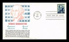 US COVER GEORGE WASHINGTON PROMINENT AMERICANS FIRST DAY ISSUE KHOL KRAFT