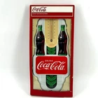 Coca-Cola Metal Wall Thermometer 2009 Vintage Style Soda Advertising Sign New