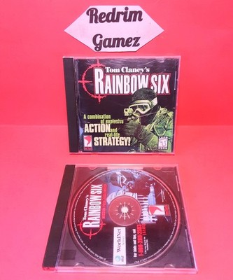 Tom Clancy's Rainbow Six w/Expansion Pack Windows PC CD-Rom Video Games Redstorm