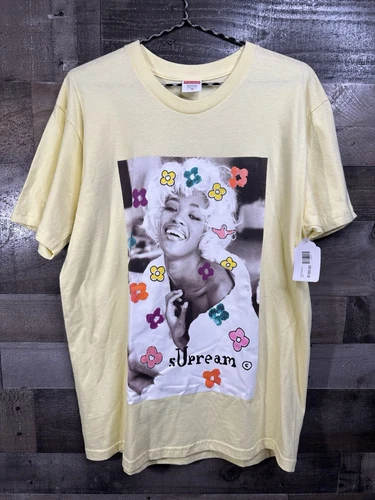 Tee shirt Supreme Naomi jaune pâle (SS20) Campbell homme taille Medium M