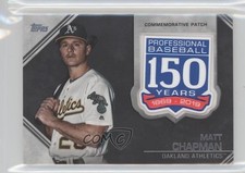 2019 Topps Update 150th Anniversary Manufactured Matt Chapman #AMP-MC Patch 1md