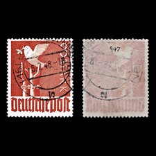 4073 Germany SG947 3 Mark Brownish Red. 1947. Sc#576 MiTZ 961 Fine Used. C£26