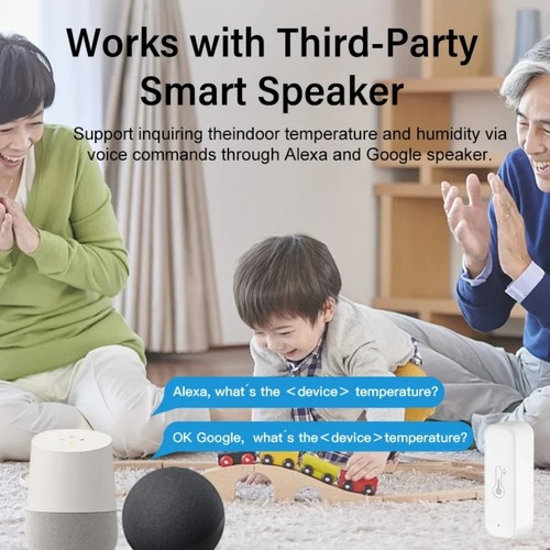 Tuya WiFi Temperature Humidity Sensor Thermometer Hygrometer Smart Home UK - Picture 4 of 18