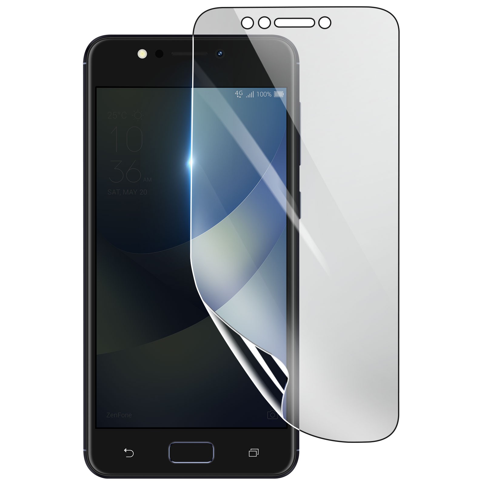 Film hydrogel 3mk pour Asus Zenfone 4 Max ZC520KL protection ecran anti-choc