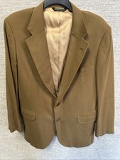 Men’s Vintage 70-80s American Trend Brown Blazer 100% Cashmere Made In USA