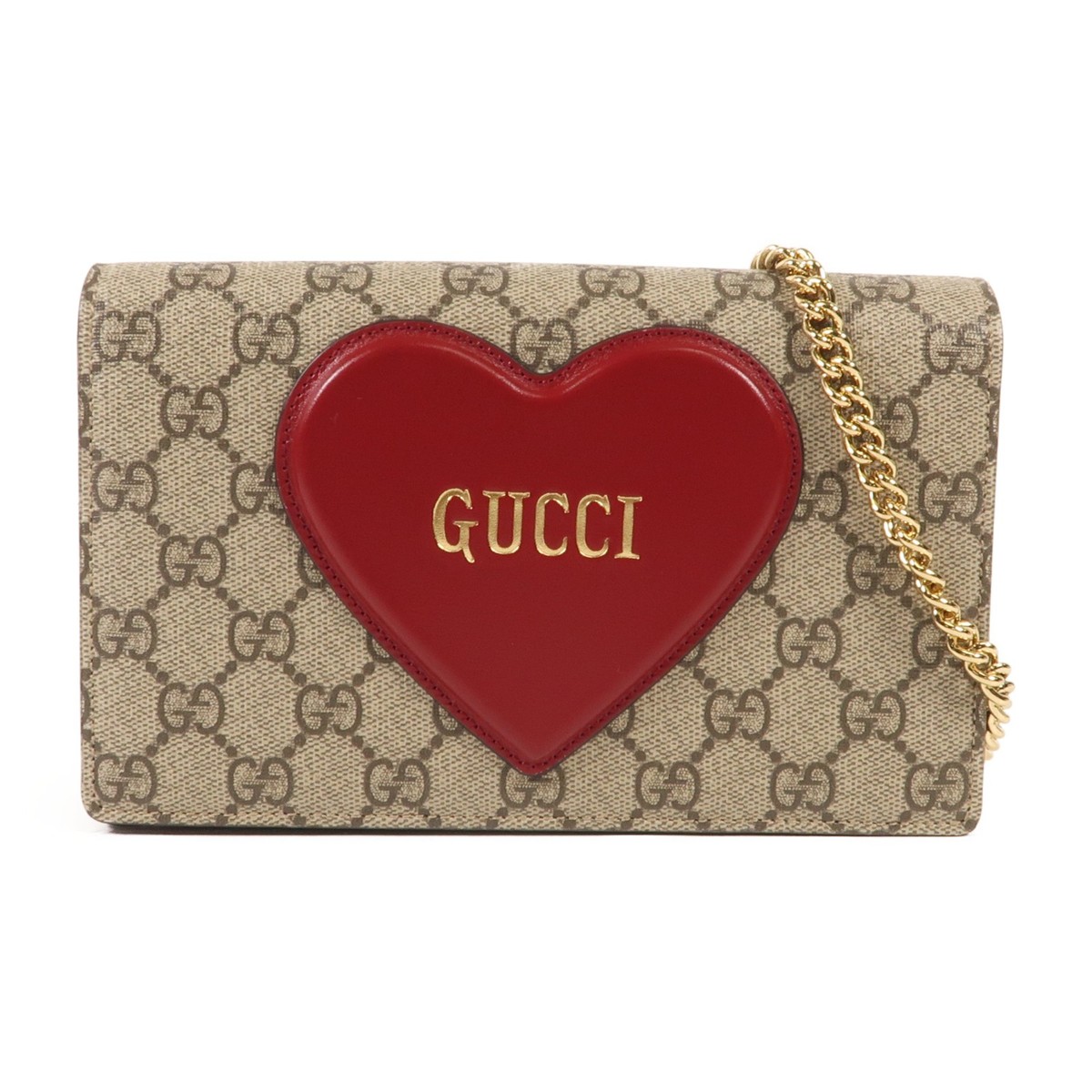 GUCCI GG GHW Shoulder Bag WOC 648948 Calfskin Leather Brown | eBay