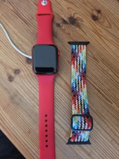 Apple Watch Series 6 GPS 44mm Case in Aluminium Red, Sport Band Red, Smart Watch