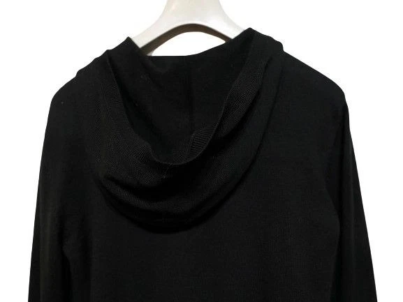 SAINT LAURENT (YSL) Saint Laurent maglia nera con cappuccio per uomo 25599710