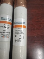 Mersen Ferraz Shawmut TRS60R Tri-Onic Time Delay Fuses 60 Amp 600v Class RK5