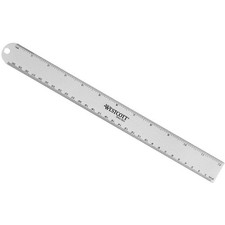Westcott 12" Aluminum Ruler
