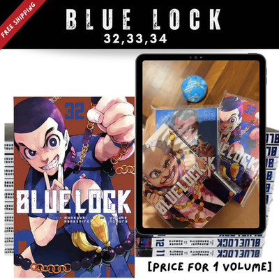Blue Lock Manga Vol. 32, 33,34 English Comic  [Price for 1 Vol] Yosuke Namura