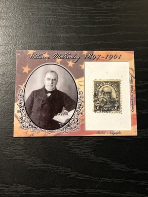 WILLIAM MCKINLEY STAMP 2018 Historic Autographs POTUS 28/90