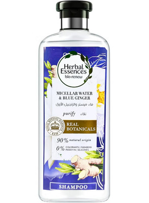 2 Packs Herbal Essences Micellar Water &Blue Ginger Shampoo Hair Purify 400ml