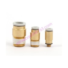 15pcs SMC KQ2S08-03AS 8mm Plastic Hex Socket Head Male Adapter, White/Gray ✦KD