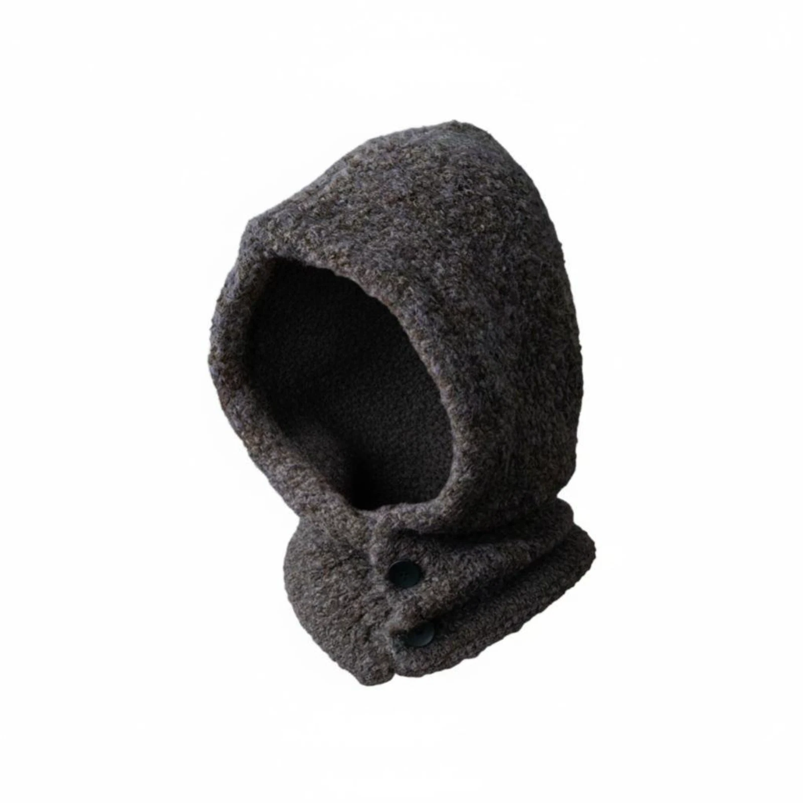 Unisex thick knit winter balaclava, adjustable, warm, grey
Opens in a new window or tab