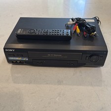 Sony SLV-N51 Hi-Fi Stereo VHS Video Cassette Recorder 19-Head - With OG remote