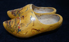 Vintage Wooden Dutch Clogs Holland Hand Painted Windmill fits men size 10.5/11.5 — photo 3