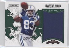 2012 Rookies & Stars Rookie Crusade Green Materials Prime 6/25 Dwayne Allen fm0