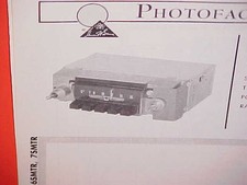 1966 1967 Triumph Spitfire Gt6 Tr4a Herald Convertible Am Radio Service Manual