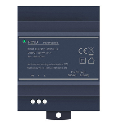 PC9 24V Hutschienentrafo für EV, DT, ZD und DX Serie mit integrierten BUS Vertei