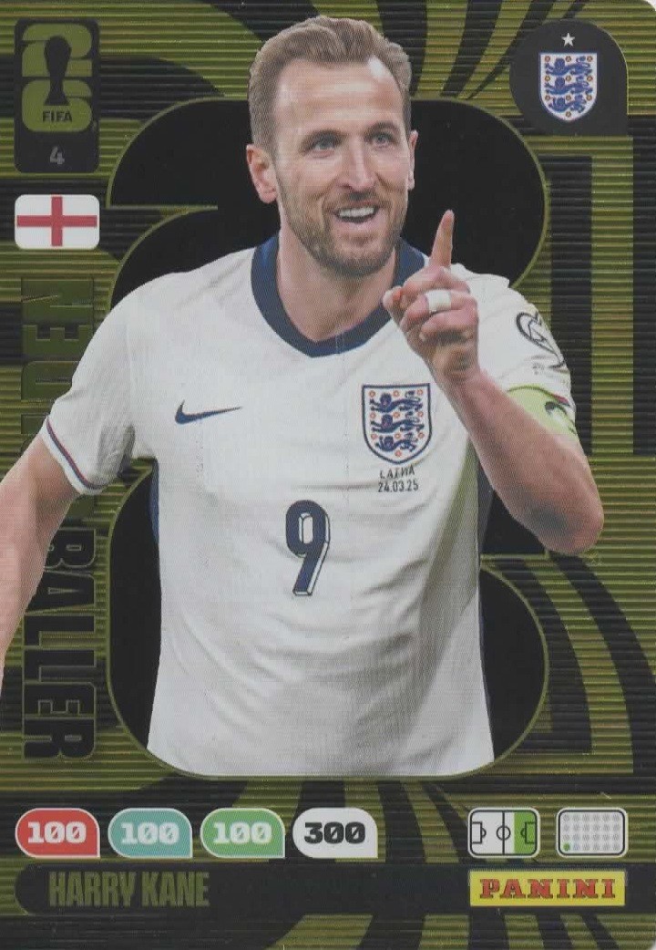 Panini Fifa World Cup 2026 4 Golden Baller Harry Kane | eBay