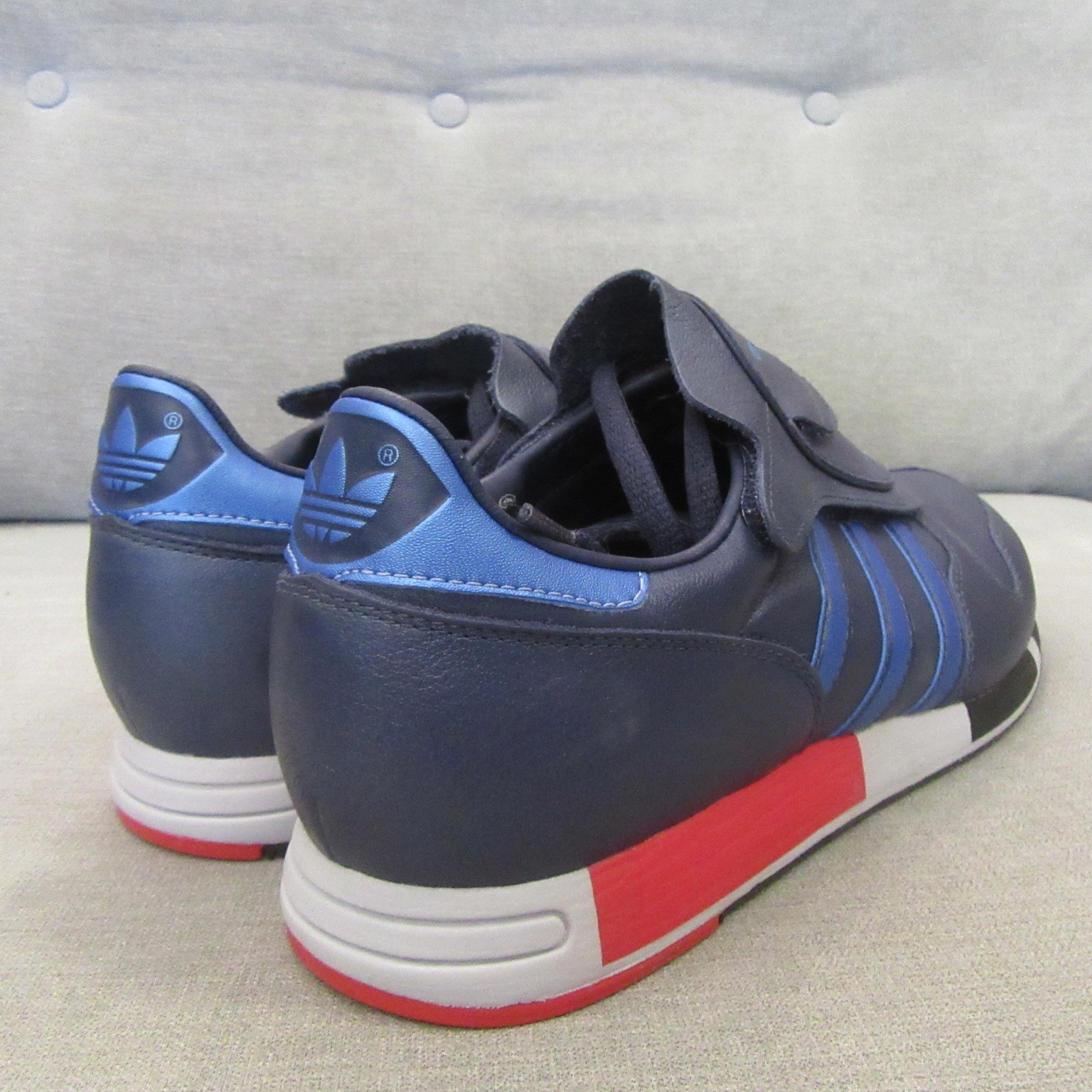 Adidas Micropacer III Rare Marine Leather Sneakers UK 7.5 US 8 image 9