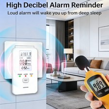 Steadfast haven co detector, 4-in-1 Detector with HD Screen, Home, Apartment