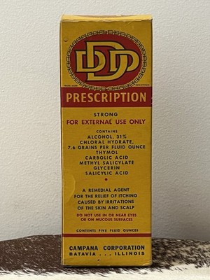 NOS - Triple D Topical Medication Bottle w/ Box - Chloral Hydrate - Rare Pharma